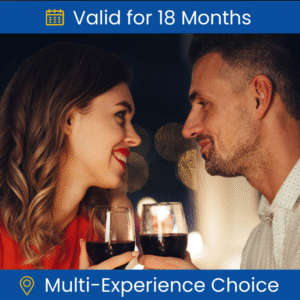 Love You Gift Experience Choice from Card Factory shown as an e-voucher experience gift