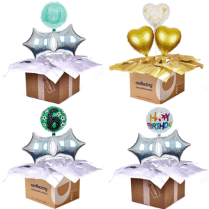 Balloon Bouquet – DELIVERED INFLATED! from Card Factory showing a colourful balloon arrangement ready for celebration