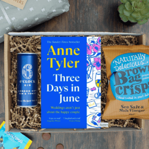 The Book Gift Box personalised hamper from Don’t Buy Her Flowers showing build-your-own gift options including book selection and treats