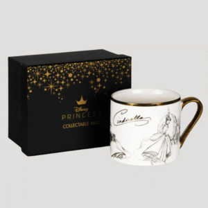 Disney Classic Collectable Mug – Cinderella from The Home of Characters with black and gold foiled gift box