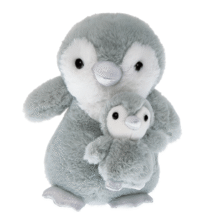 Mum & Baby Penguin Soft Toy from Card Factory showing a cuddly penguin pair design
