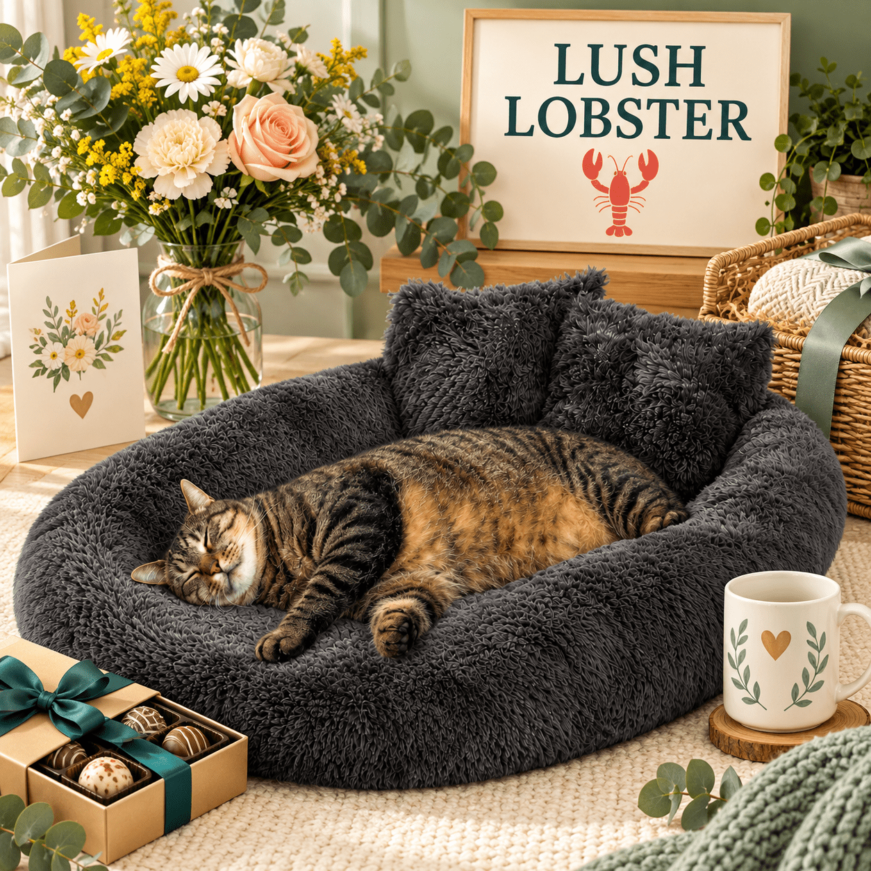 Cheeky Charlie with Lush Lobster personalised cards, flowers, hampers and thoughtful gifts