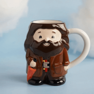Hagrid Back to Hogwarts 3D Mug from The Home of Characters showing the sculpted Harry Potter character in his signature brown coat