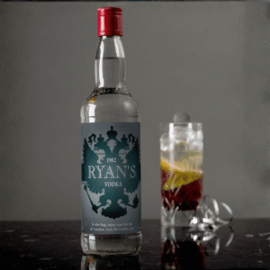 Personalised Vodka - Eagle Design from Card Factory with a personalised eagle design label