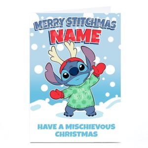 Personalised Merry Stitchmas Christmas Card